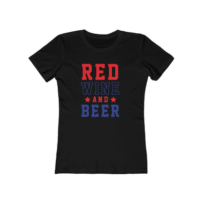 Red Wine And Beer - Women's T-shirt