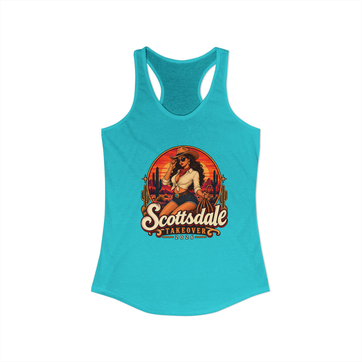 Scottsdale Takeover 2026 - Women's Ideal Racerback Tank