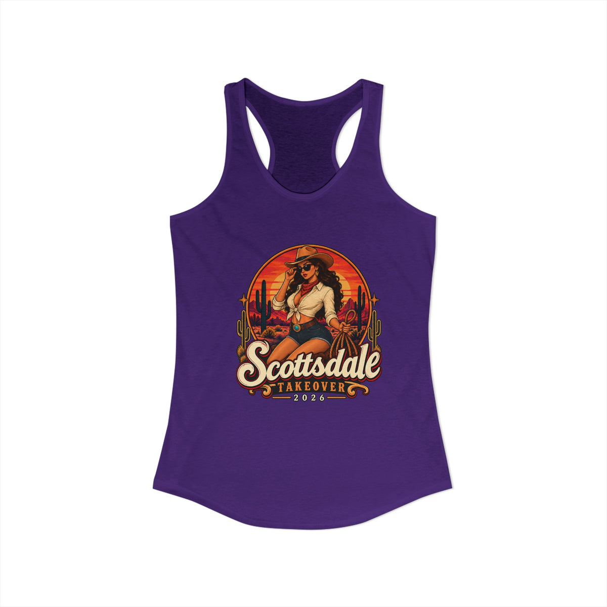 Scottsdale Takeover 2026 - Women's Ideal Racerback Tank