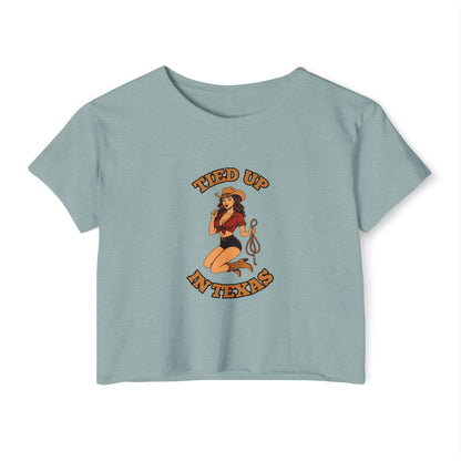 Tied Up in Texas - Women's Festival Crop Top