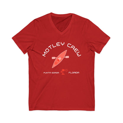 Motley Crew - Unisex Jersey V-Neck T-Shirt