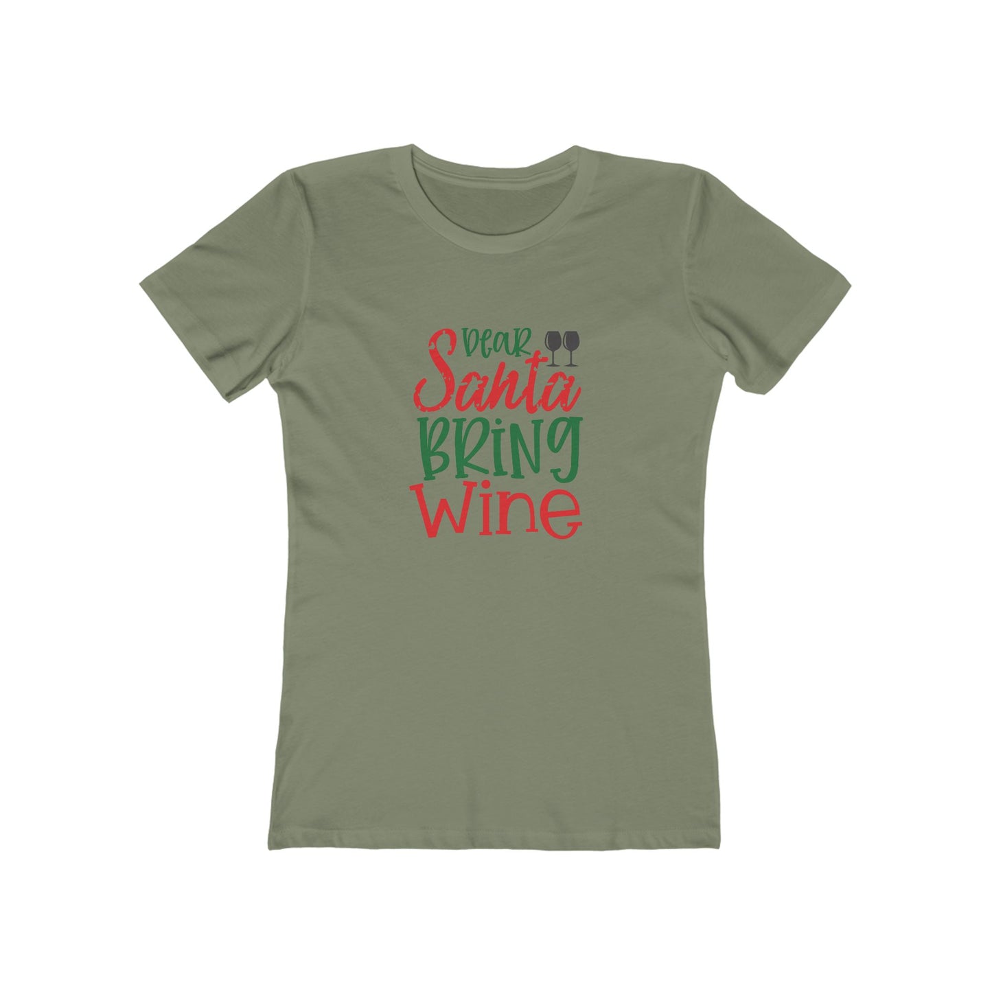 Dear Santa, Bring Wine - Women's T-shirt