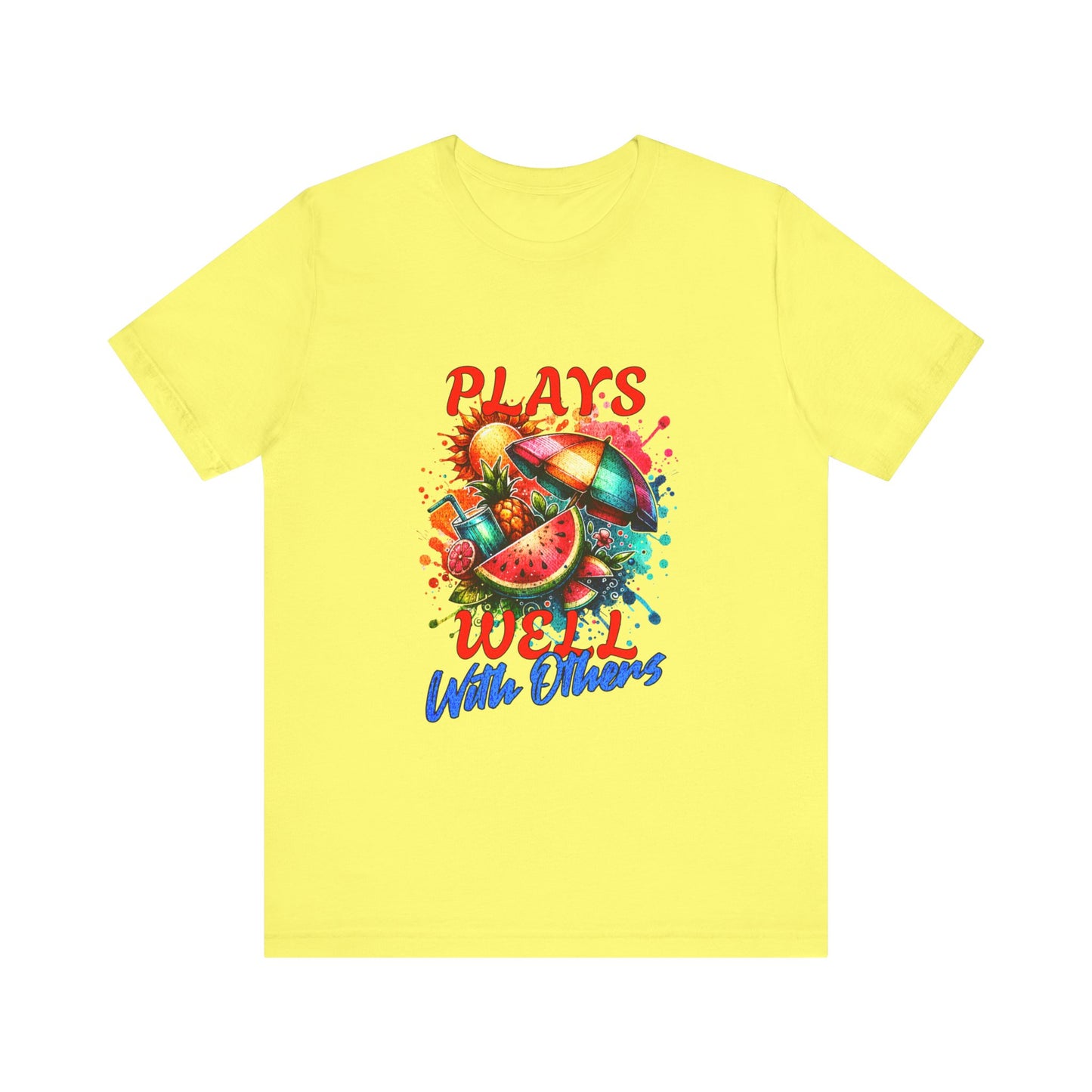 Plays Well With Others Beach - Unisex T-Shirt