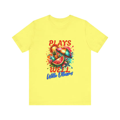 Plays Well With Others Beach - Unisex T-Shirt