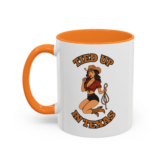 Tied up in Texas - Colorful Ceramic Mug