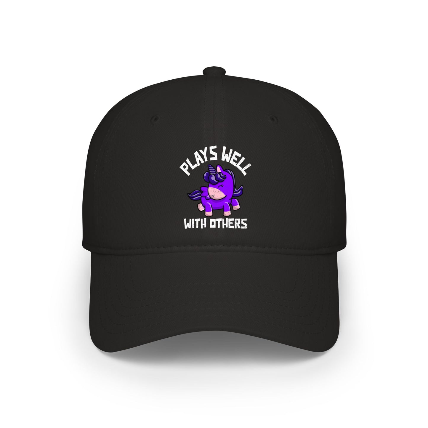 Plays Well With Others (Unicorn) - Baseball Cap