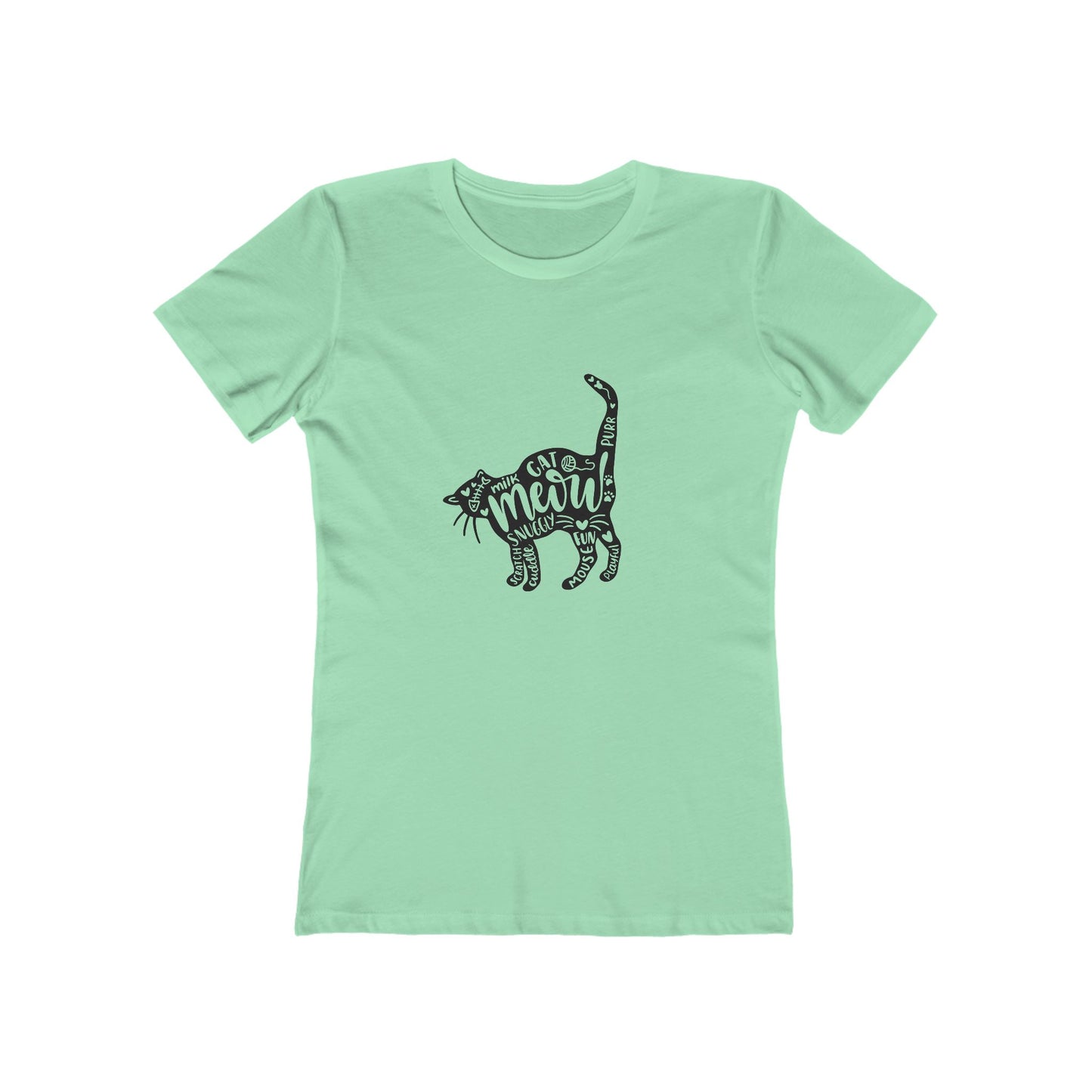 Cat Word Cloud - Women's T-shirt