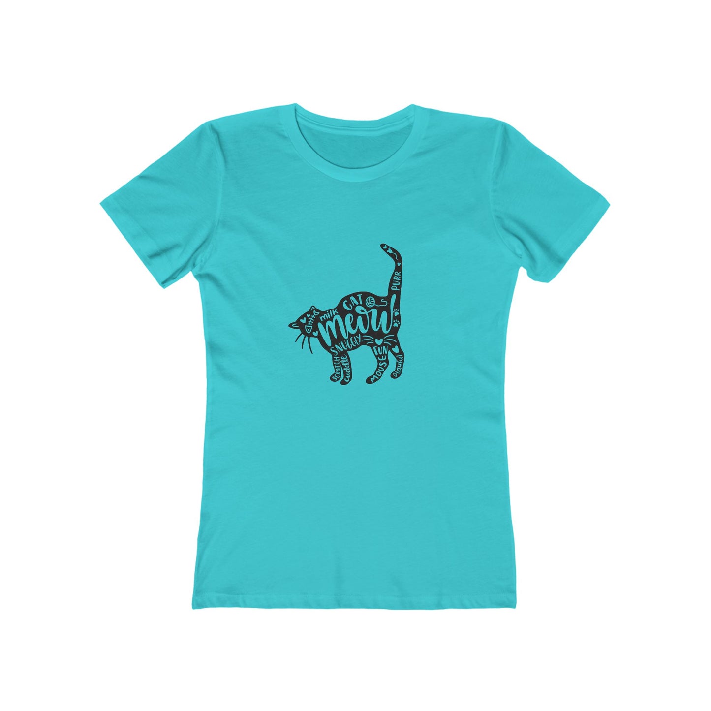 Cat Word Cloud - Women's T-shirt