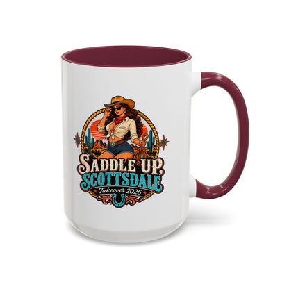 Saddle Up Scottsdale - Colorful Ceramic Mug