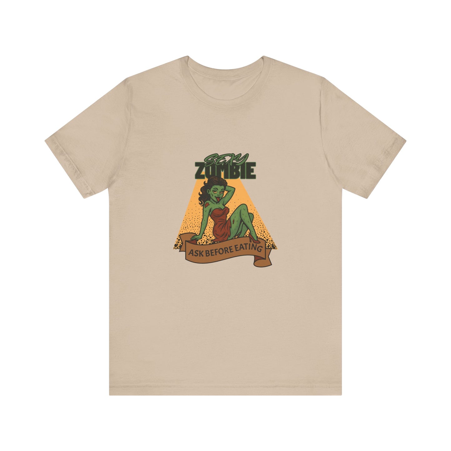 Sexy Zombie Ask Before Eating - Unisex T-Shirt