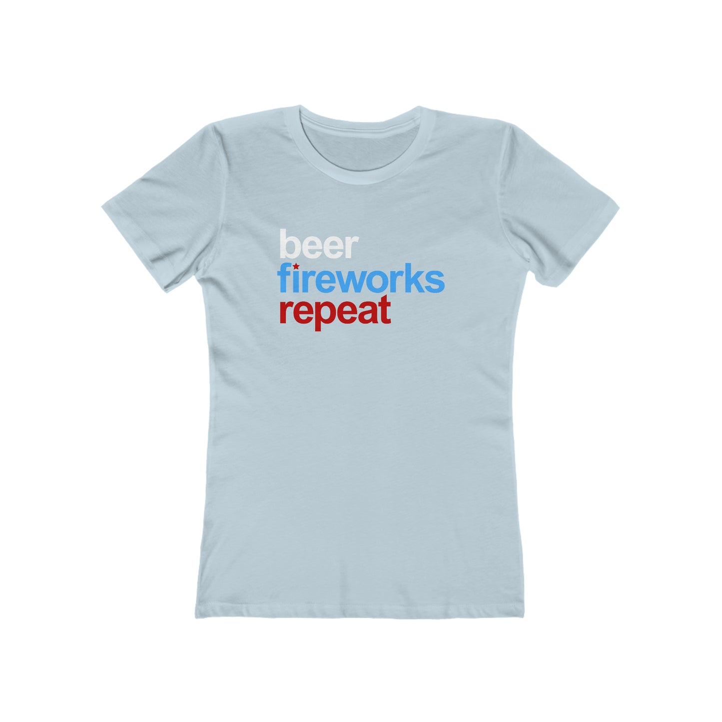 Beer Fireworks Repeat - Women's T-shirt