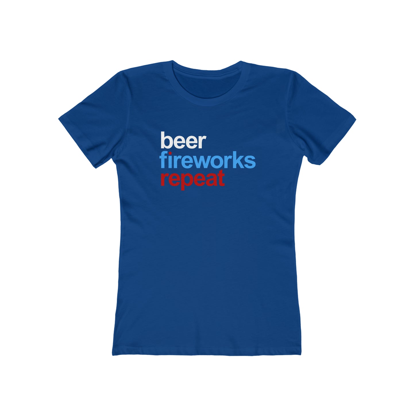 Beer Fireworks Repeat - Women's T-shirt