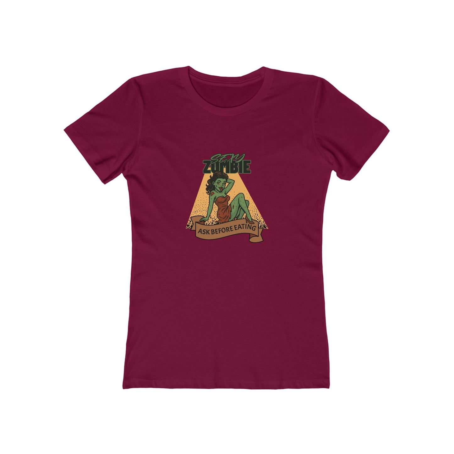 Sexy Zombie Ask Before Eating  - Women's T-shirt