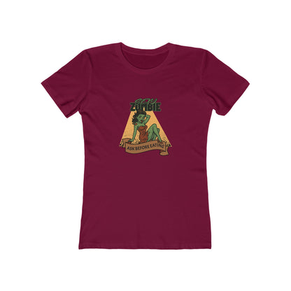 Sexy Zombie Ask Before Eating  - Women's T-shirt
