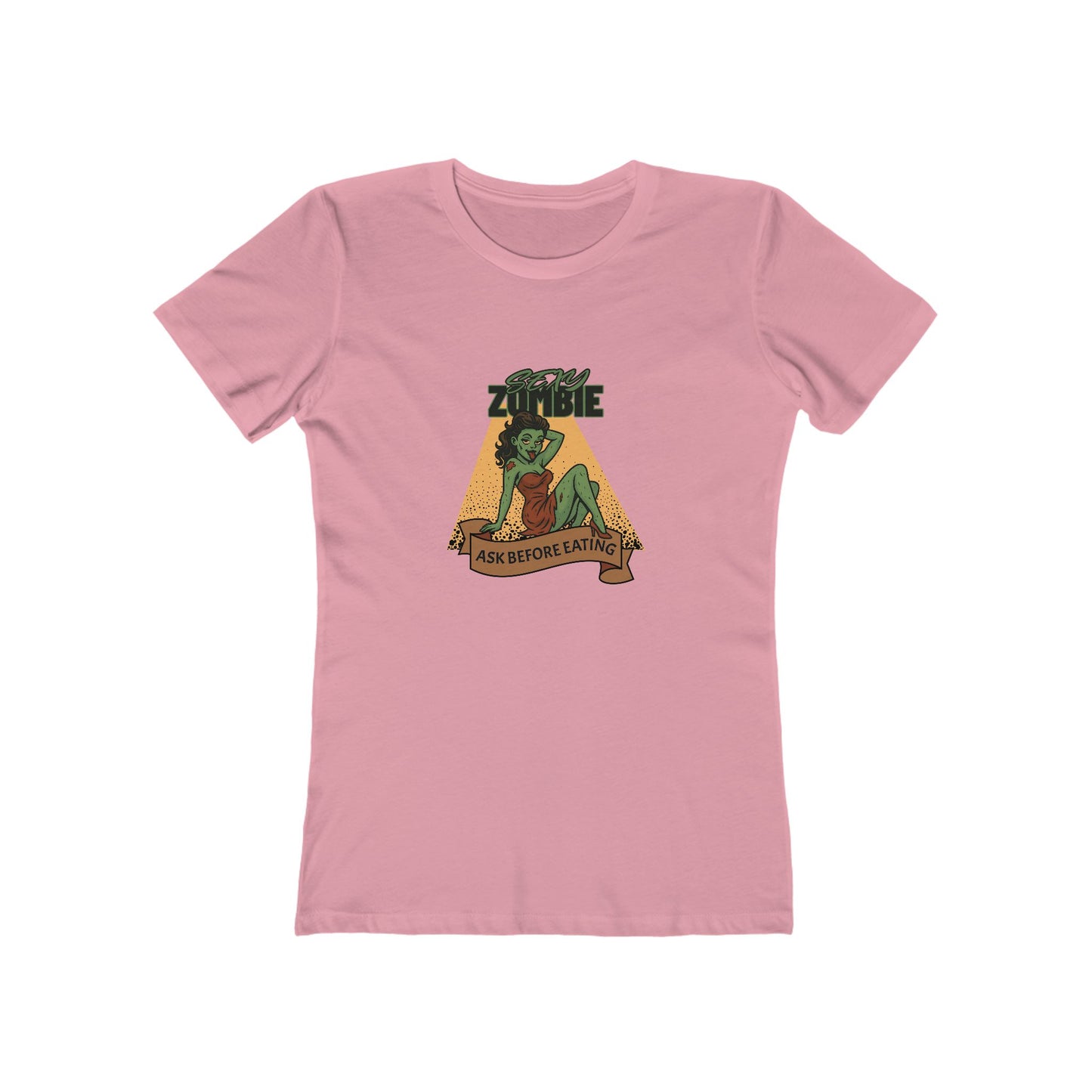 Sexy Zombie Ask Before Eating  - Women's T-shirt