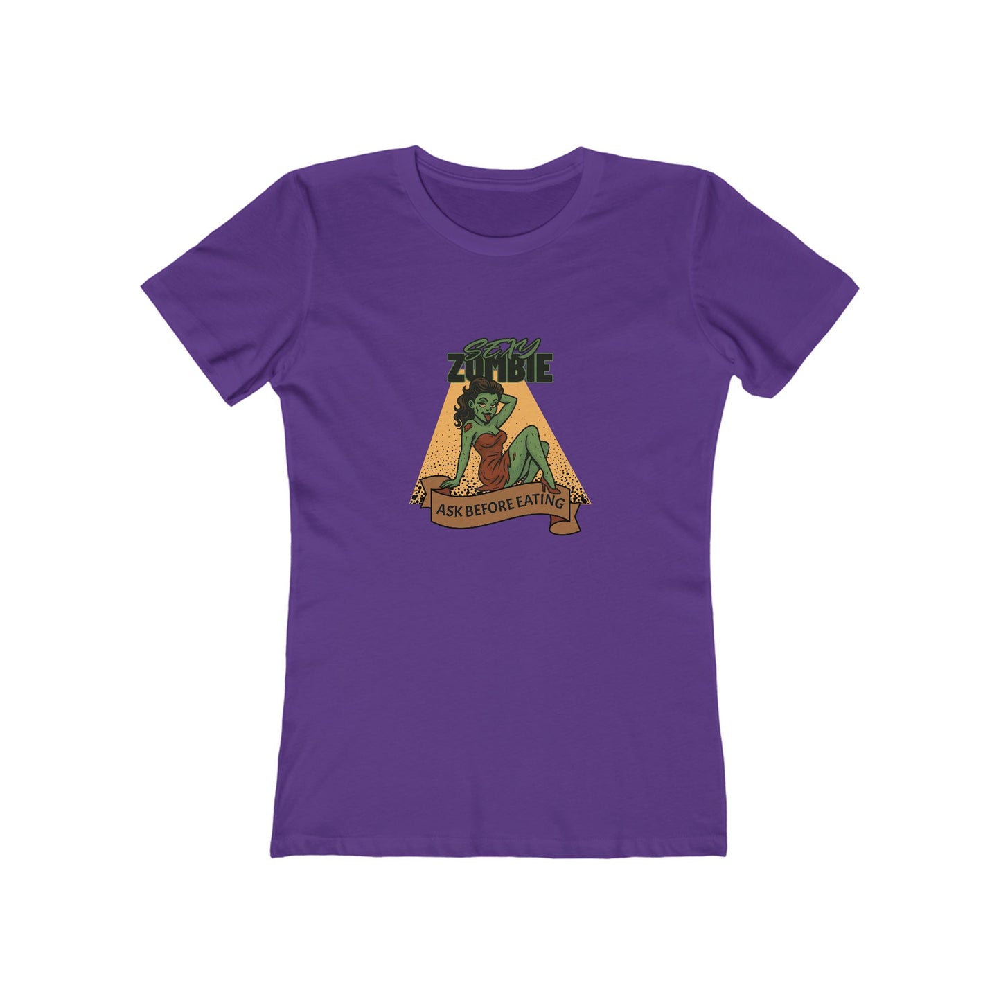 Sexy Zombie Ask Before Eating  - Women's T-shirt