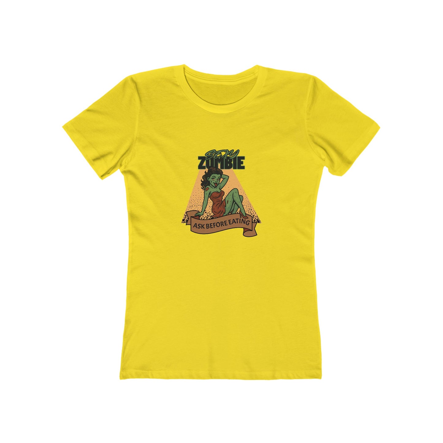 Sexy Zombie Ask Before Eating  - Women's T-shirt