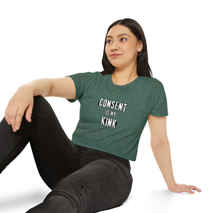 Consent is my Kink - Women's Festival Crop Top
