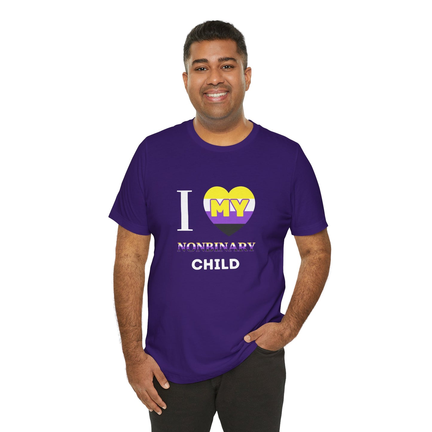 I Heart my Nonbinary Child - Unisex T-Shirt
