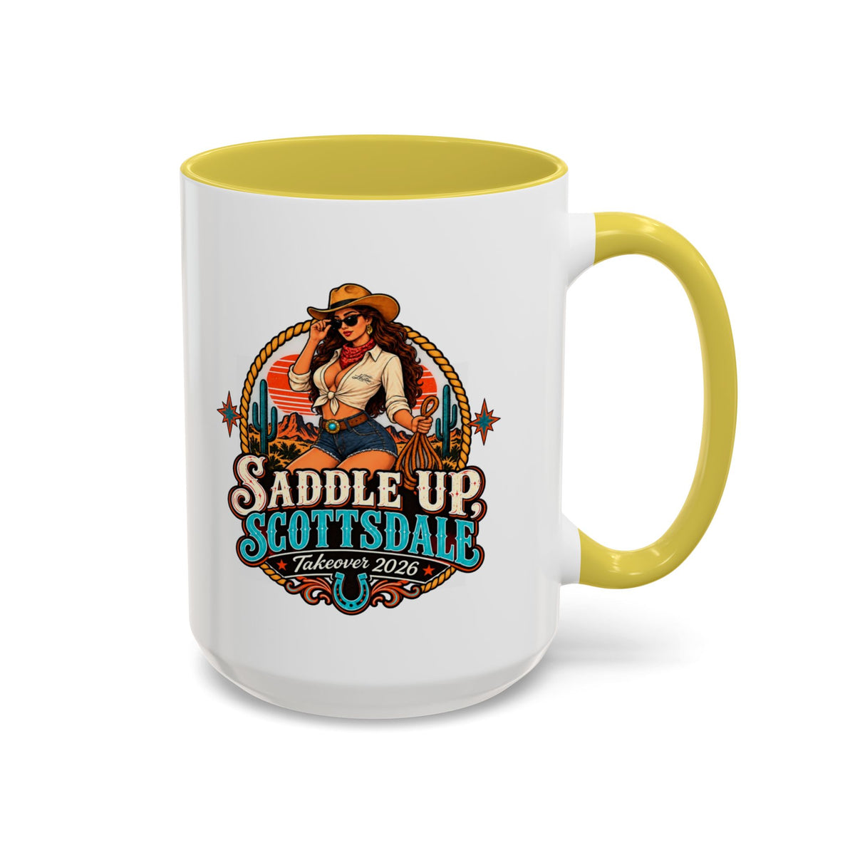 Saddle Up Scottsdale - Colorful Ceramic Mug