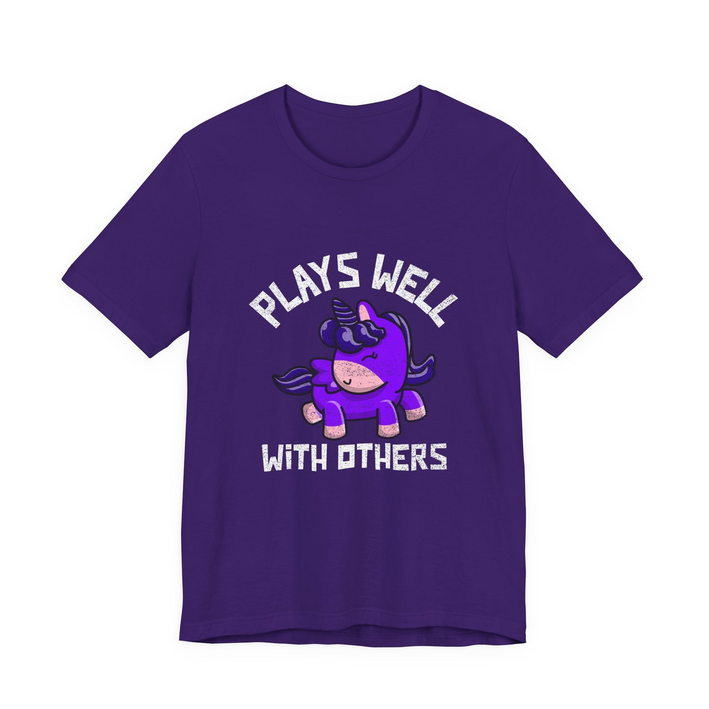 Plays Well With Others (Unicorn) - Unisex T-Shirt
