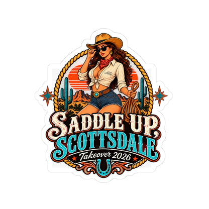 Saddle Up Scottsdale - Kiss-Cut Stickers