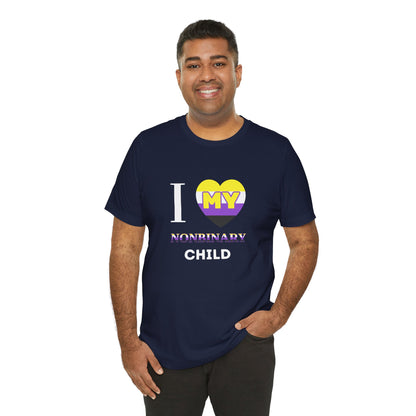 I Heart my Nonbinary Child - Unisex T-Shirt