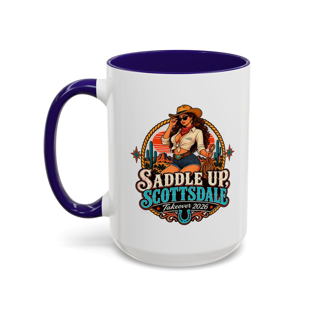 Saddle Up Scottsdale - Colorful Ceramic Mug