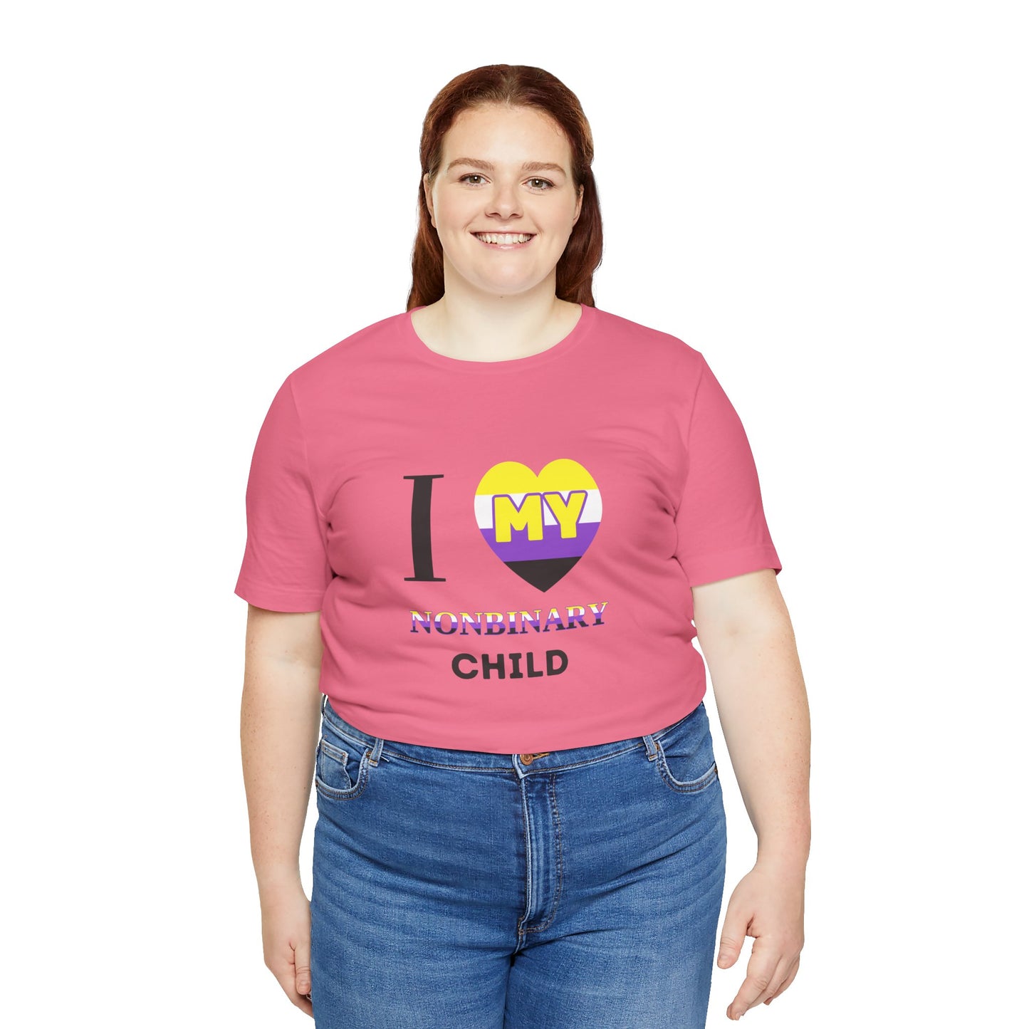 I Heart my Nonbinary Child - Unisex T-Shirt