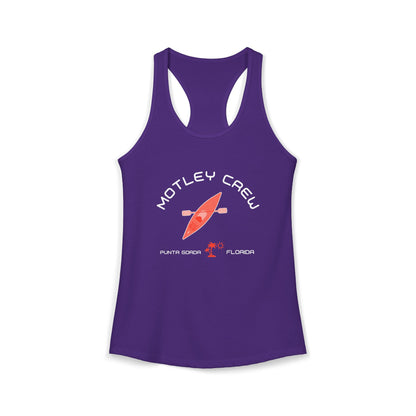 Motley Crew, Laurie N - Women's Ideal Racerback Tank