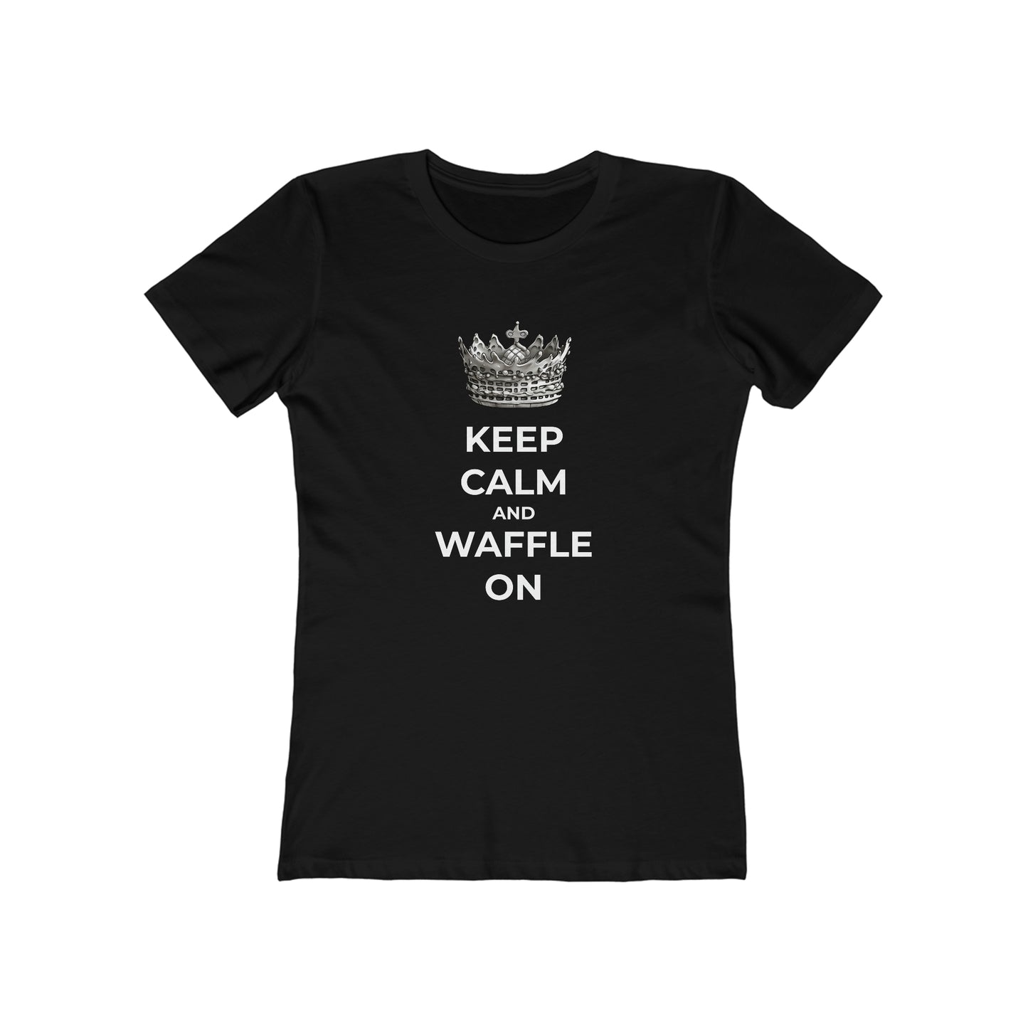 Keep Calm and Waffle On - Women's T-shirt