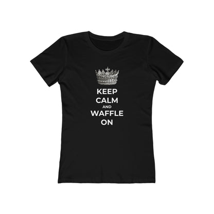 Keep Calm and Waffle On - Women's T-shirt