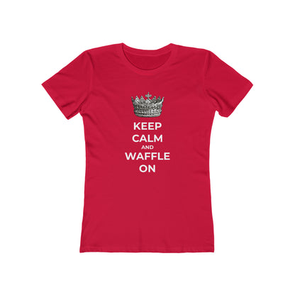 Keep Calm and Waffle On - Women's T-shirt