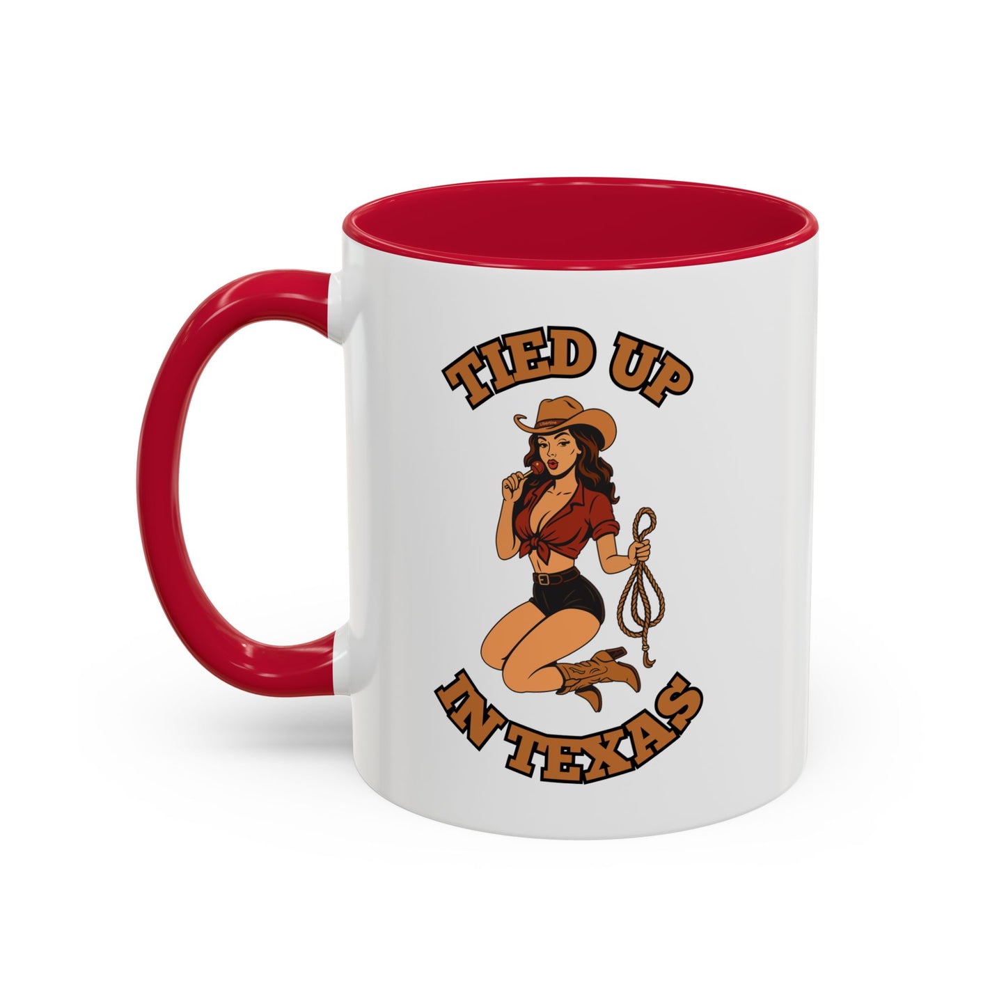 Tied up in Texas - Colorful Ceramic Mug