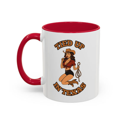 Tied up in Texas - Colorful Ceramic Mug