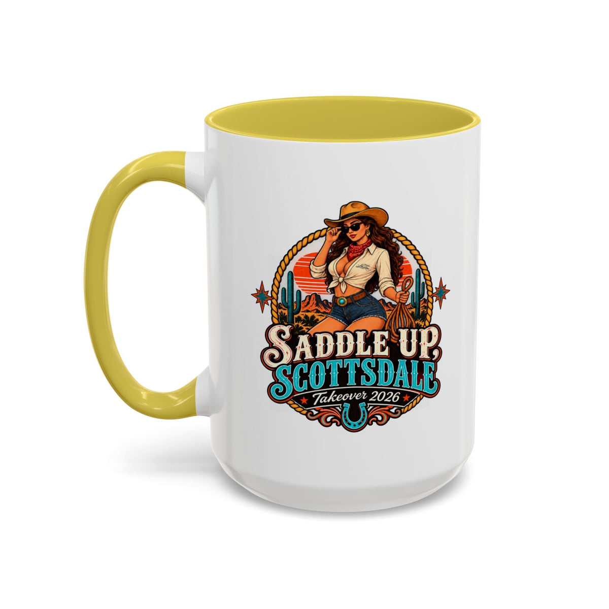 Saddle Up Scottsdale - Colorful Ceramic Mug
