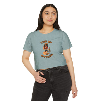 Tied Up in Texas - Women's Festival Crop Top