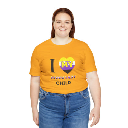 I Heart my Nonbinary Child - Unisex T-Shirt