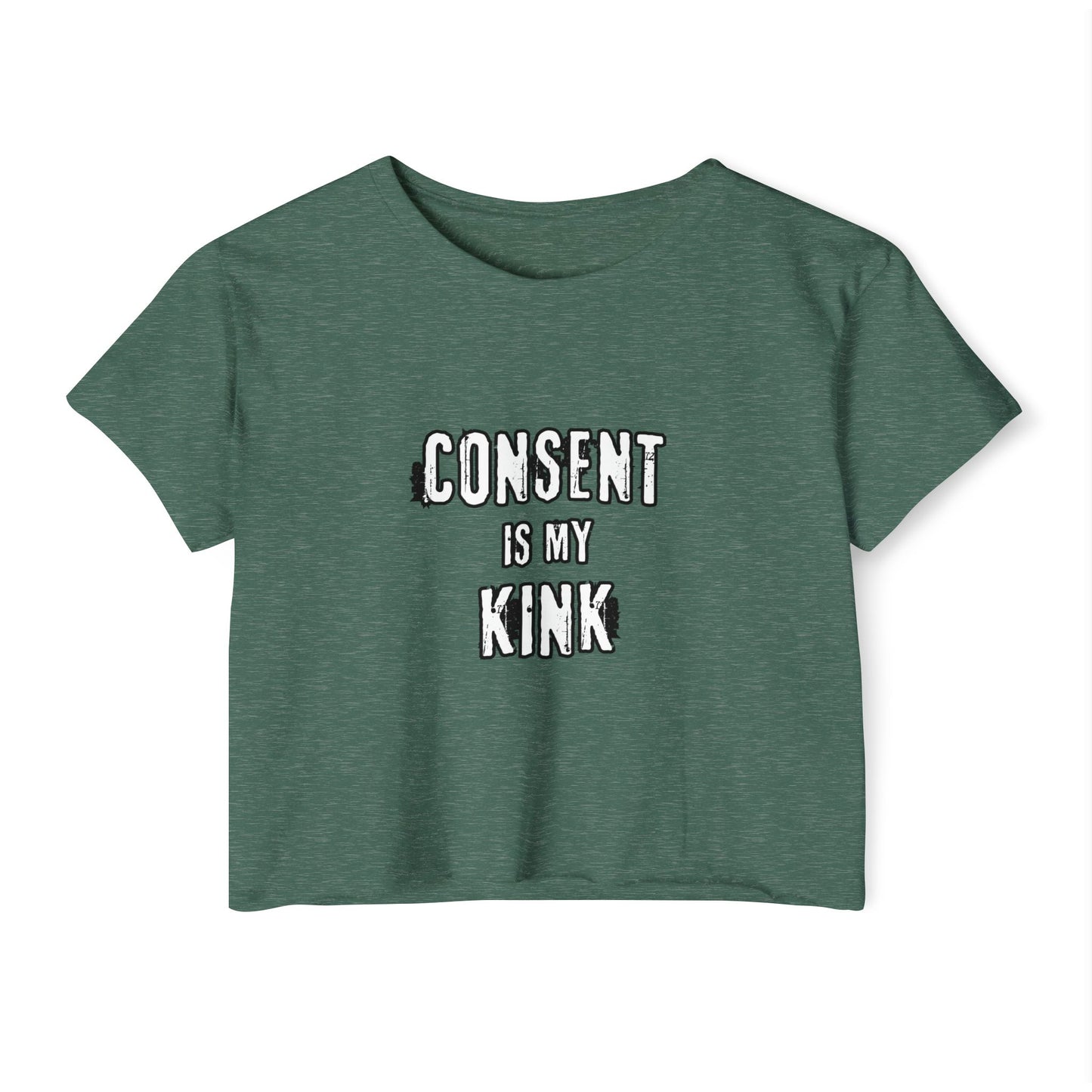 Consent is my Kink - Women's Festival Crop Top