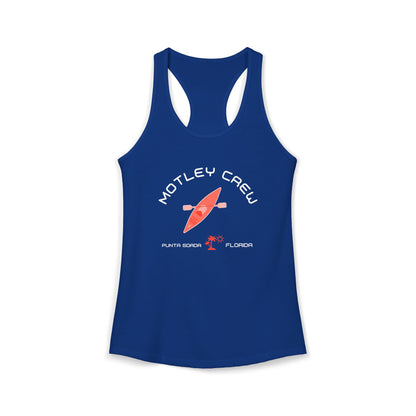 Motley Crew, Claudia S 2: Happy Place - Women's Ideal Racerback Tank
