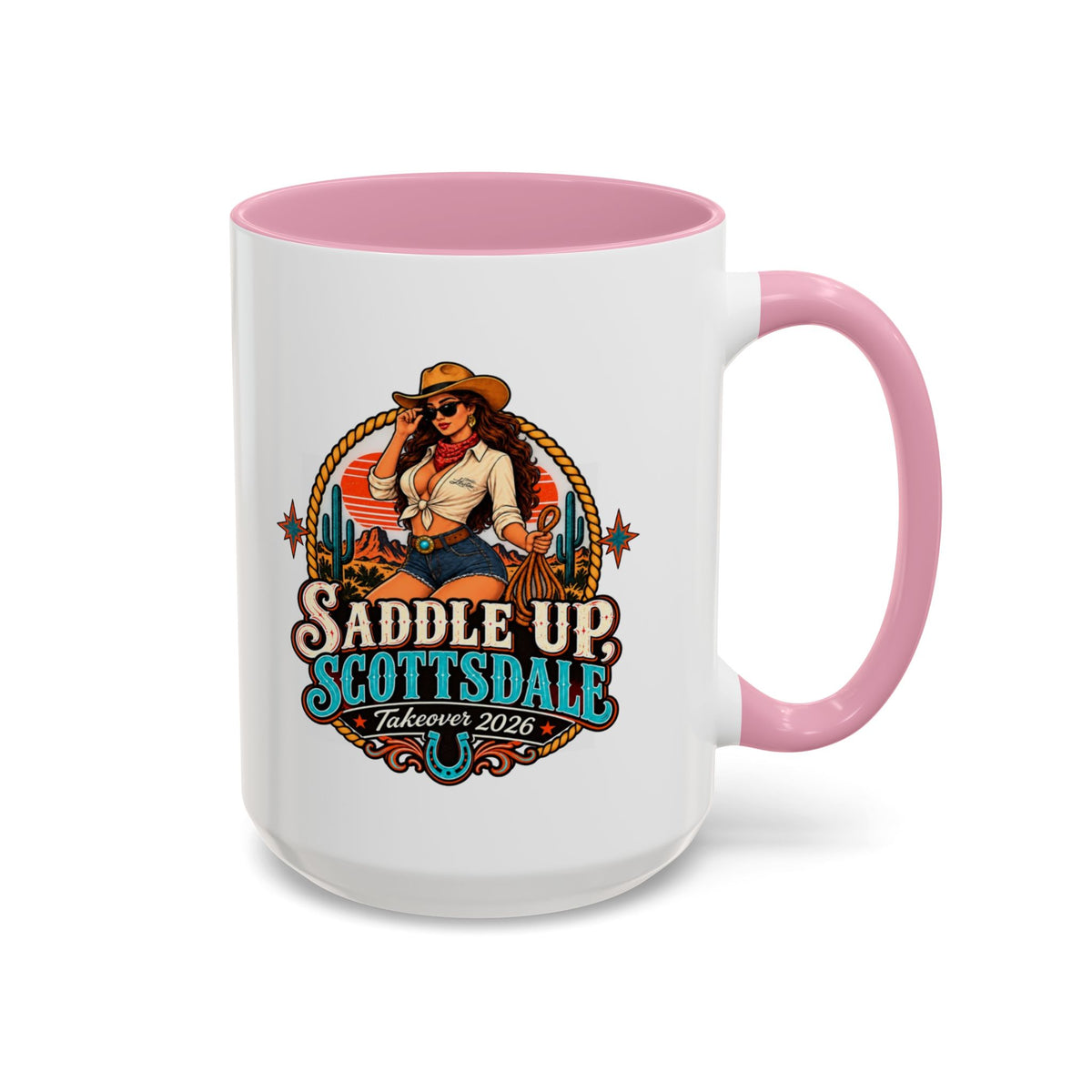Saddle Up Scottsdale - Colorful Ceramic Mug