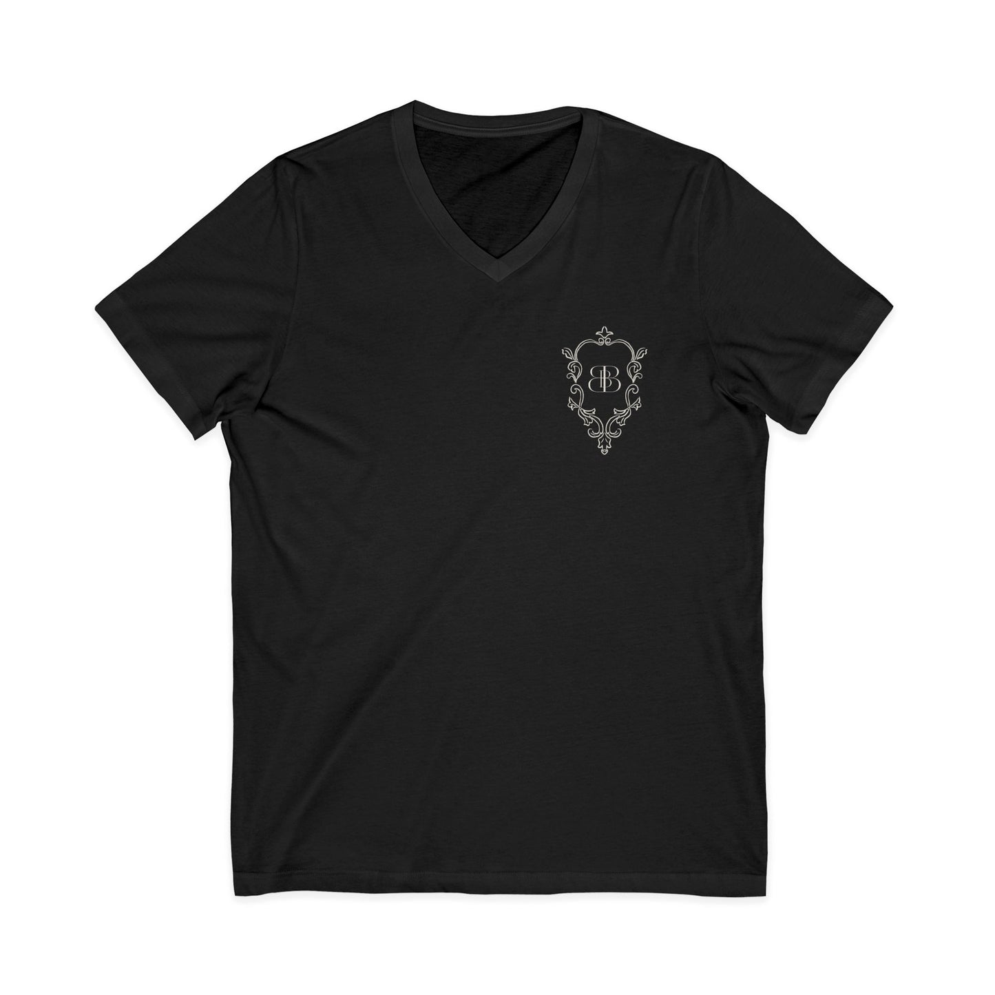 Bold & Beautiful Boudoir Logo - Unisex Jersey Short Sleeve V-Neck Tee