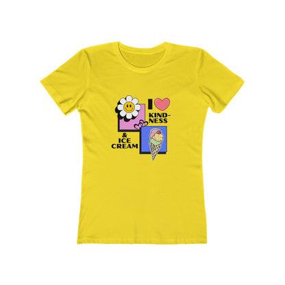 I Love Kindness & Ice Cream - Women's T-shirt