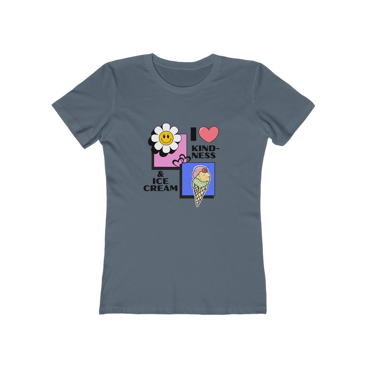 I Love Kindness & Ice Cream - Women's T-shirt