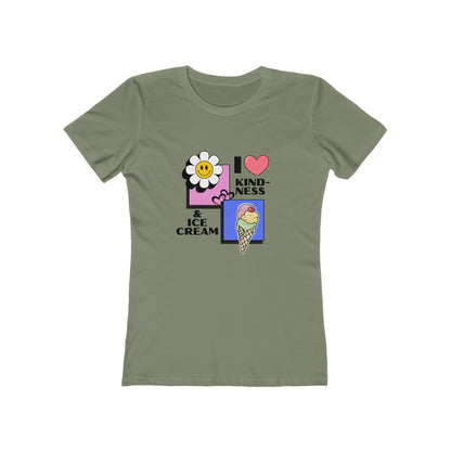 I Love Kindness & Ice Cream - Women's T-shirt