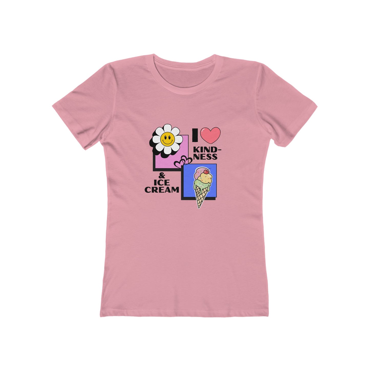 I Love Kindness & Ice Cream - Women's T-shirt