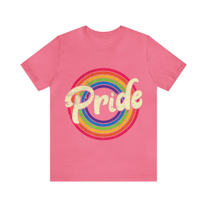 Pride with Circle Rainbow - Unisex T-Shirt