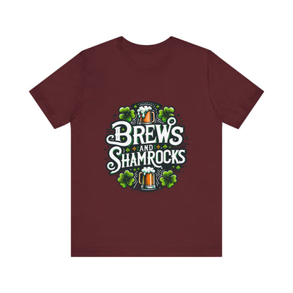 Brews and Shamrocks - Unisex T-Shirt