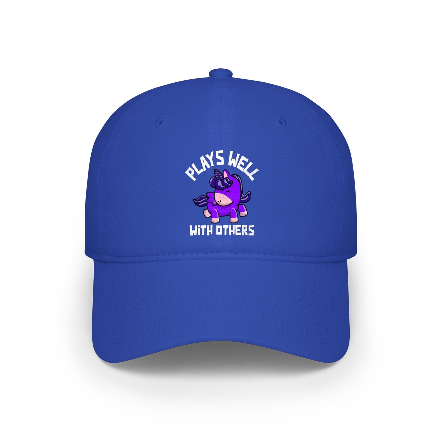 Plays Well With Others (Unicorn) - Baseball Cap