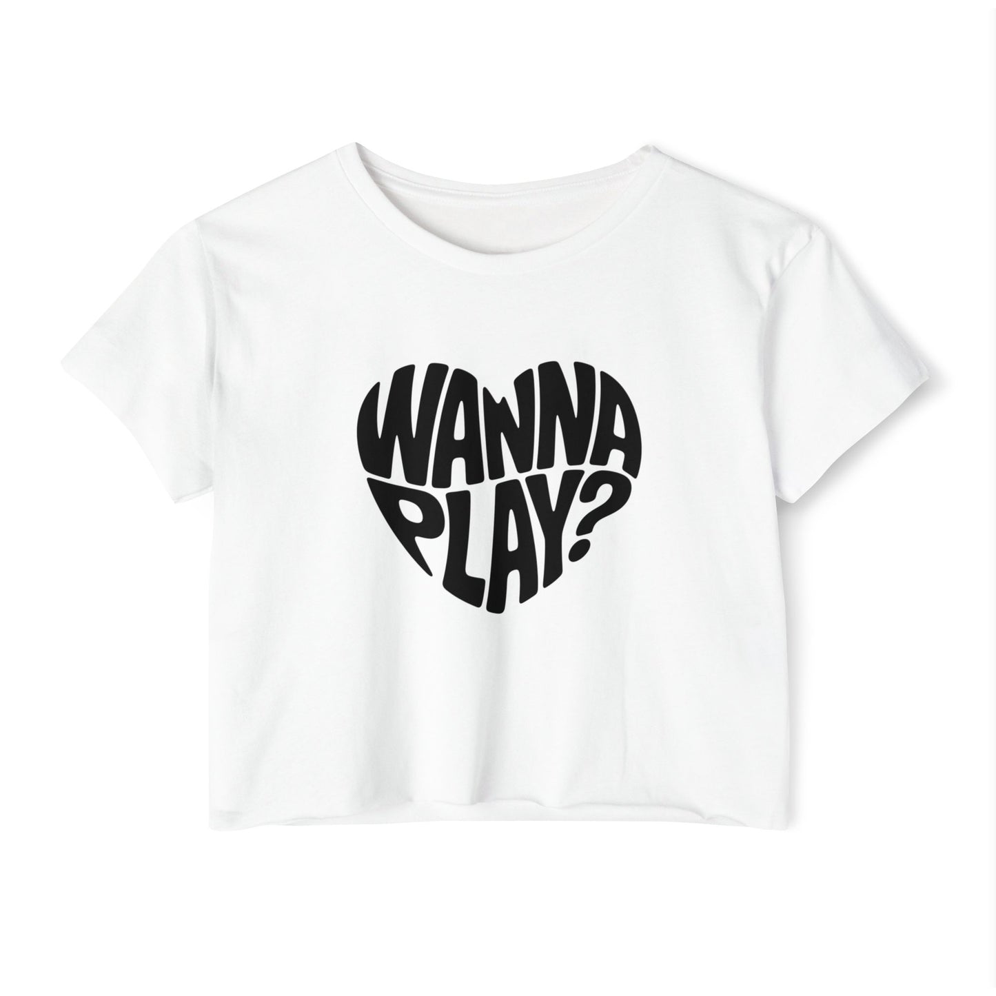 Wanna Play? - Women's Festival Crop Top